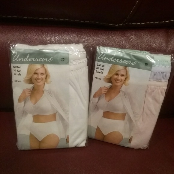 Underscore Other - NWT 6 Pair 10/XXXL Cotton Briefs Final Price Underscore Other - NWT 6 Pair 10/XXXL Cotton Briefs Final Price